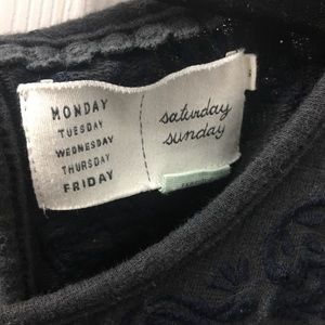 Saturday/Sunday Anthropologie embroidered dress